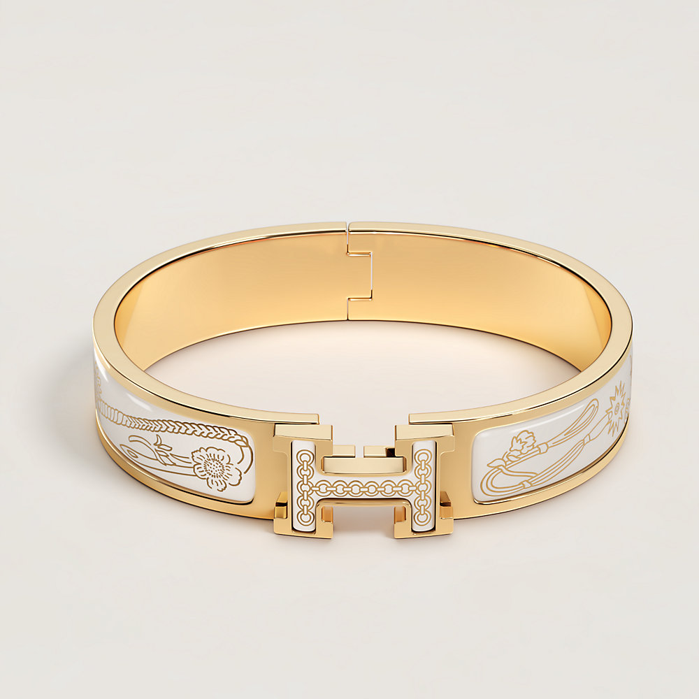 エナメルブレスレット 《クリックH/エルビエ・エケストル》 | Hermès